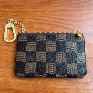 Louis VUITTON Key Pouch Monogram Brown
